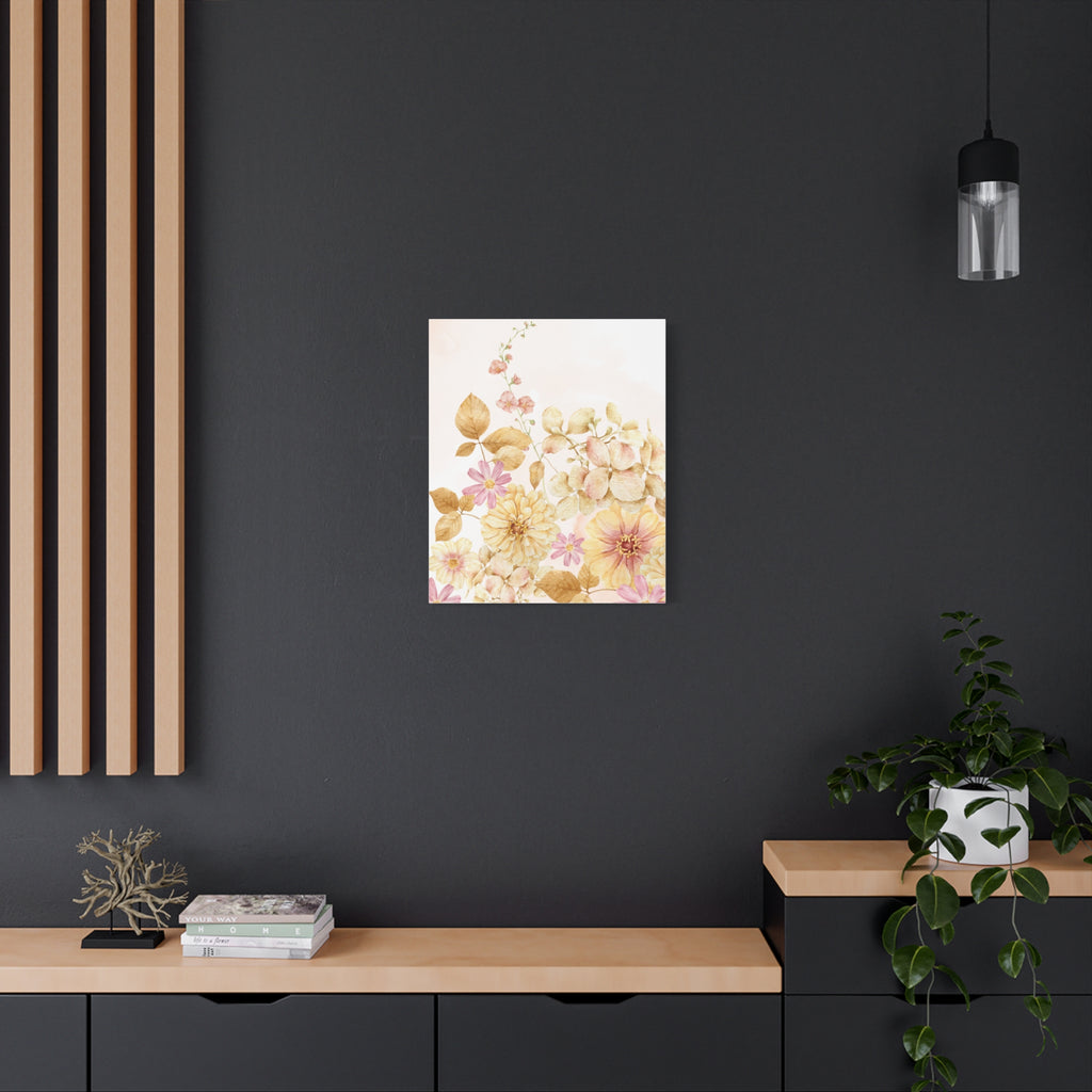 Canvas Print - Soft Peach Watercolor Romance 20 x 24