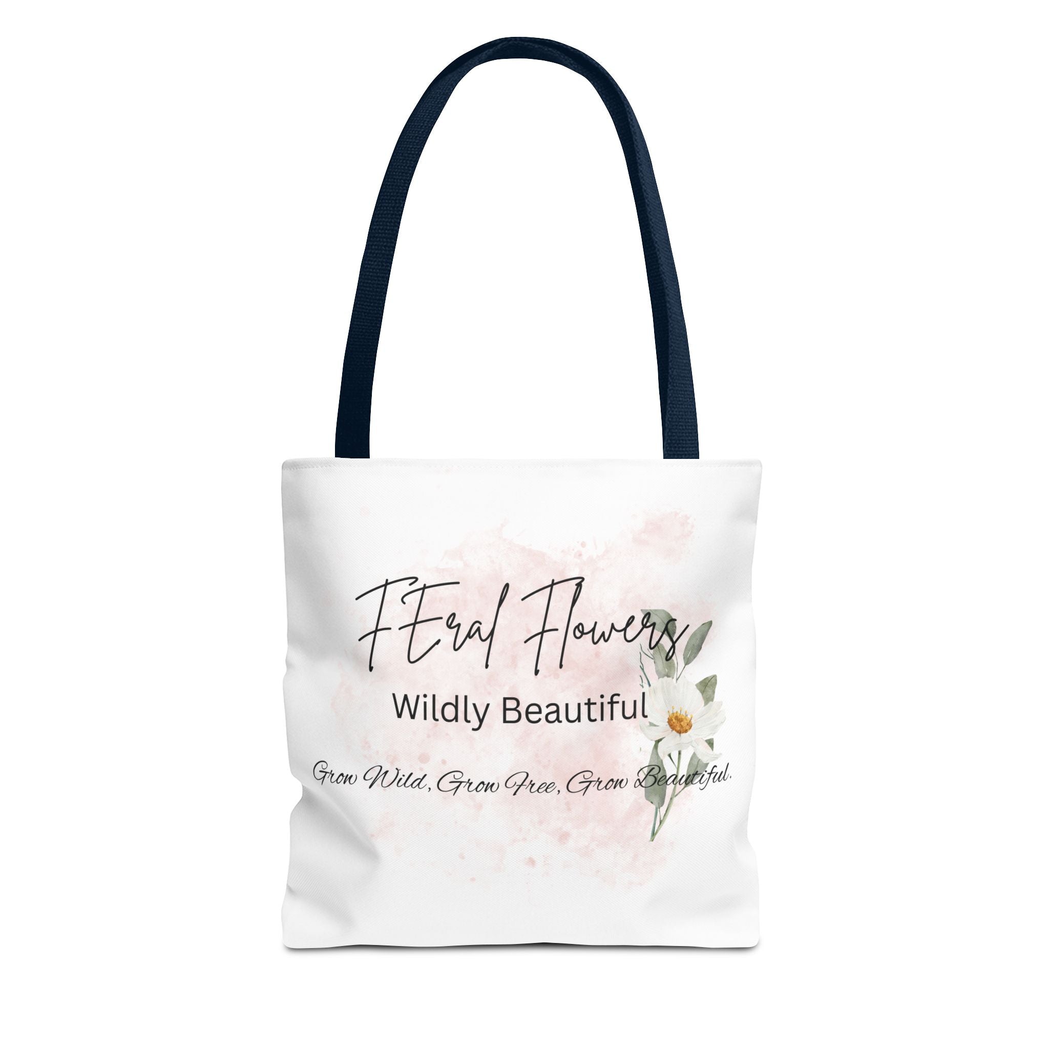 Feral Flowers Tote Bag — 'Wildly Beautiful' Floral Canvas Tote