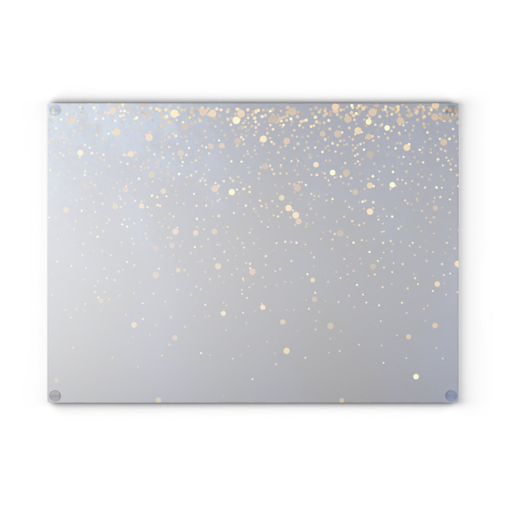 Elegant Glittering Glass Cutting Board - Perfect for Cooking & Entertaining