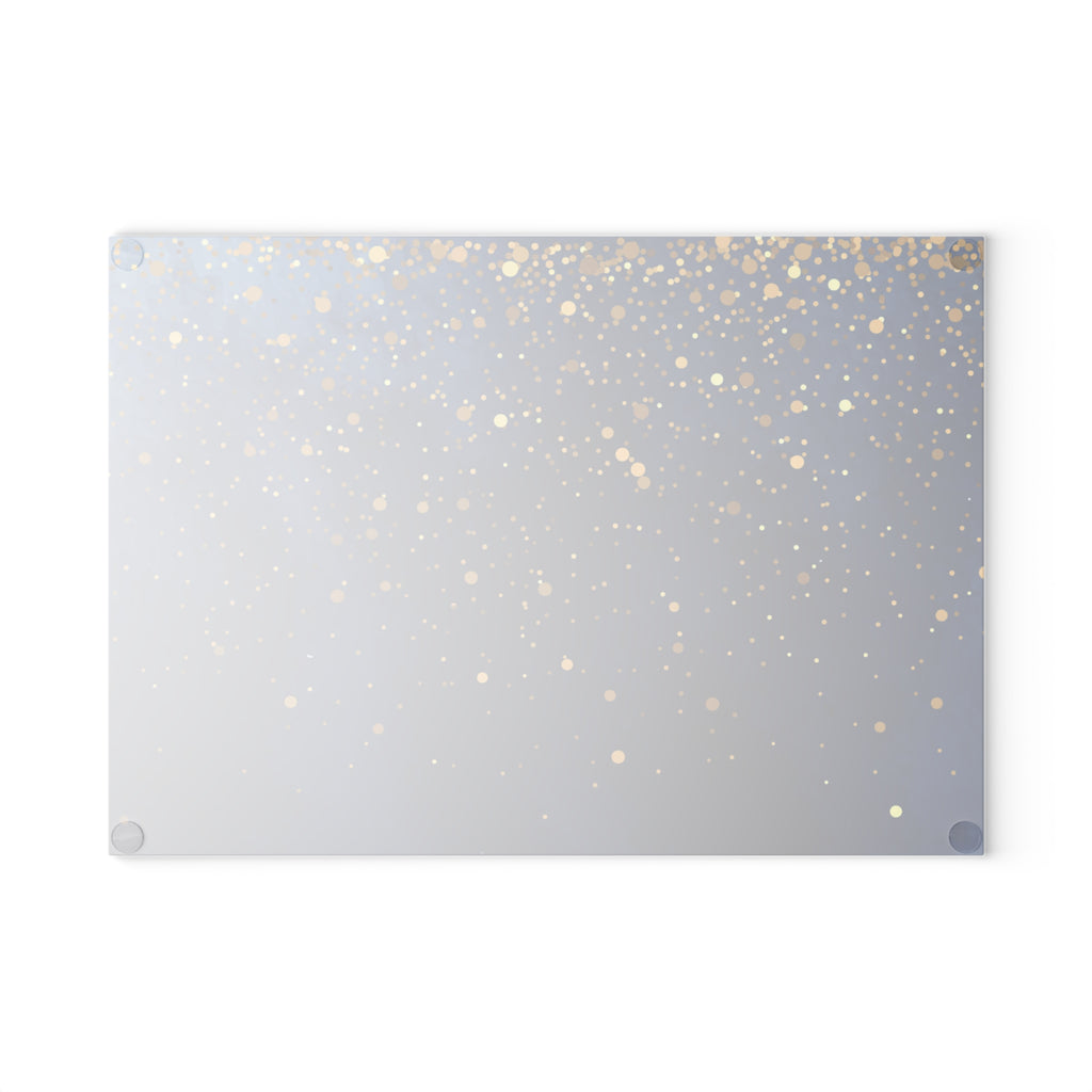 Elegant Glittering Glass Cutting Board - Perfect for Cooking & Entertaining