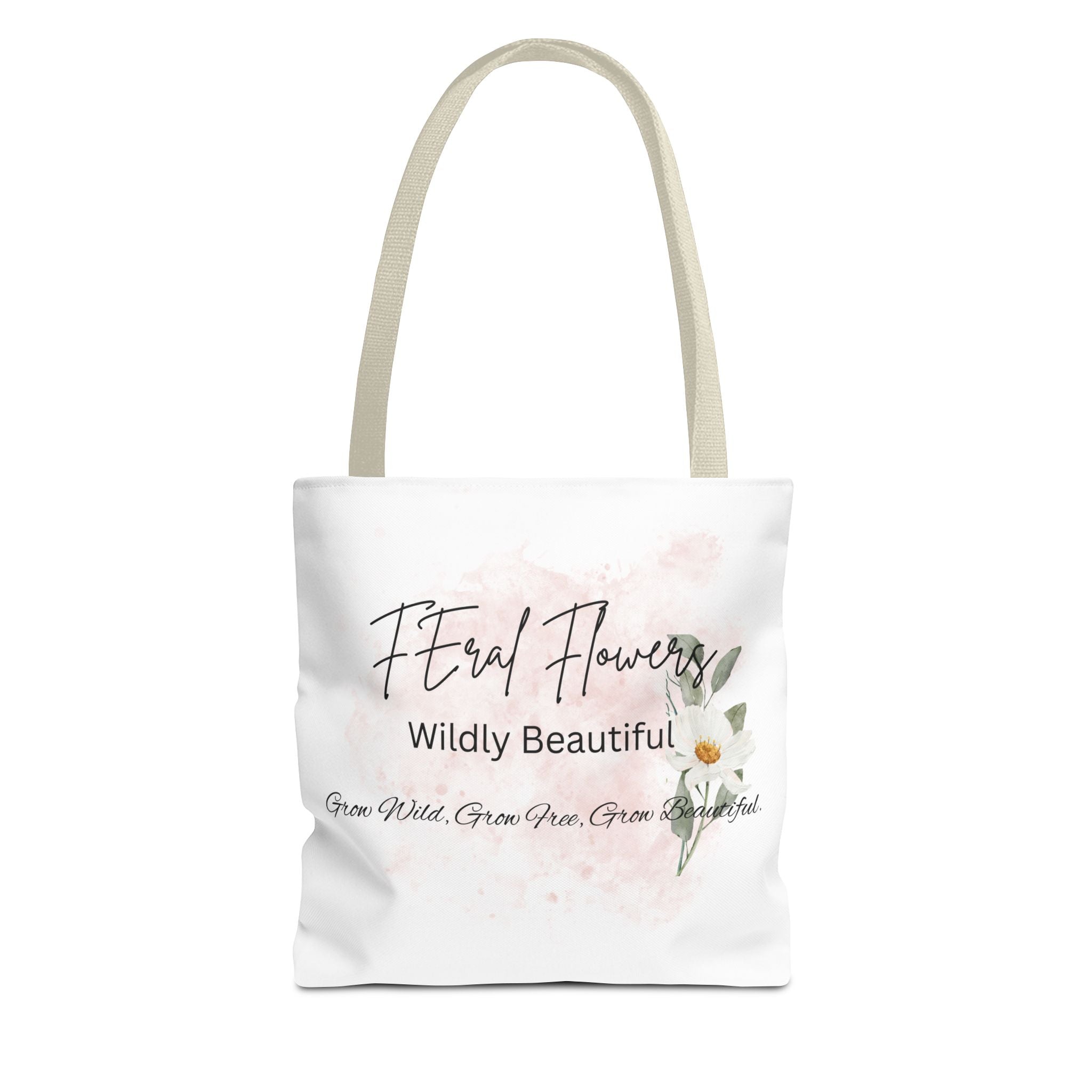 Feral Flowers Tote Bag — 'Wildly Beautiful' Floral Canvas Tote