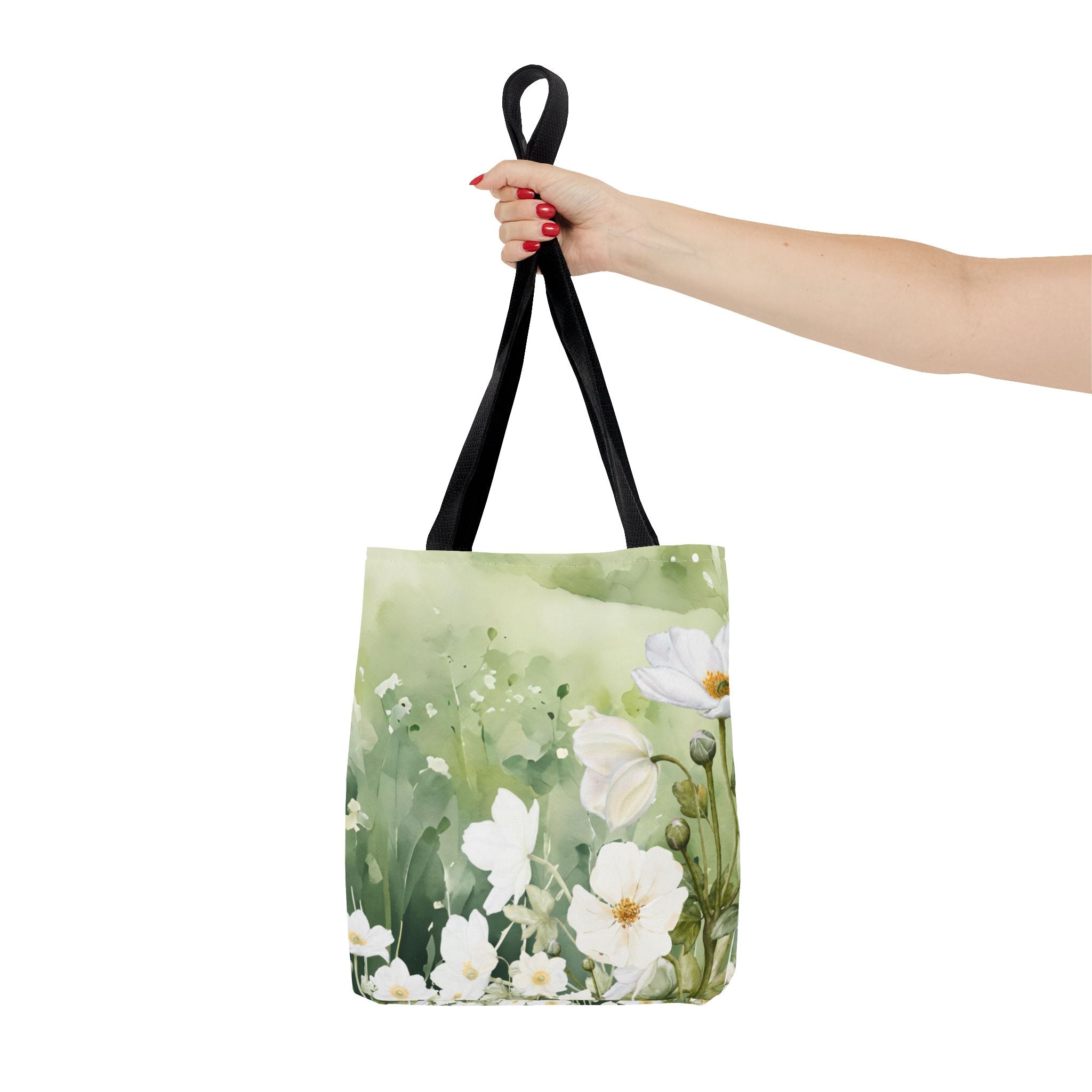 Floral Watercolor Tote Bag, Eco-Friendly Shopping Bag, Reusable Grocery Tote, Gift for Her, Summer Fashion Accessory, Blooming Flowers [...]