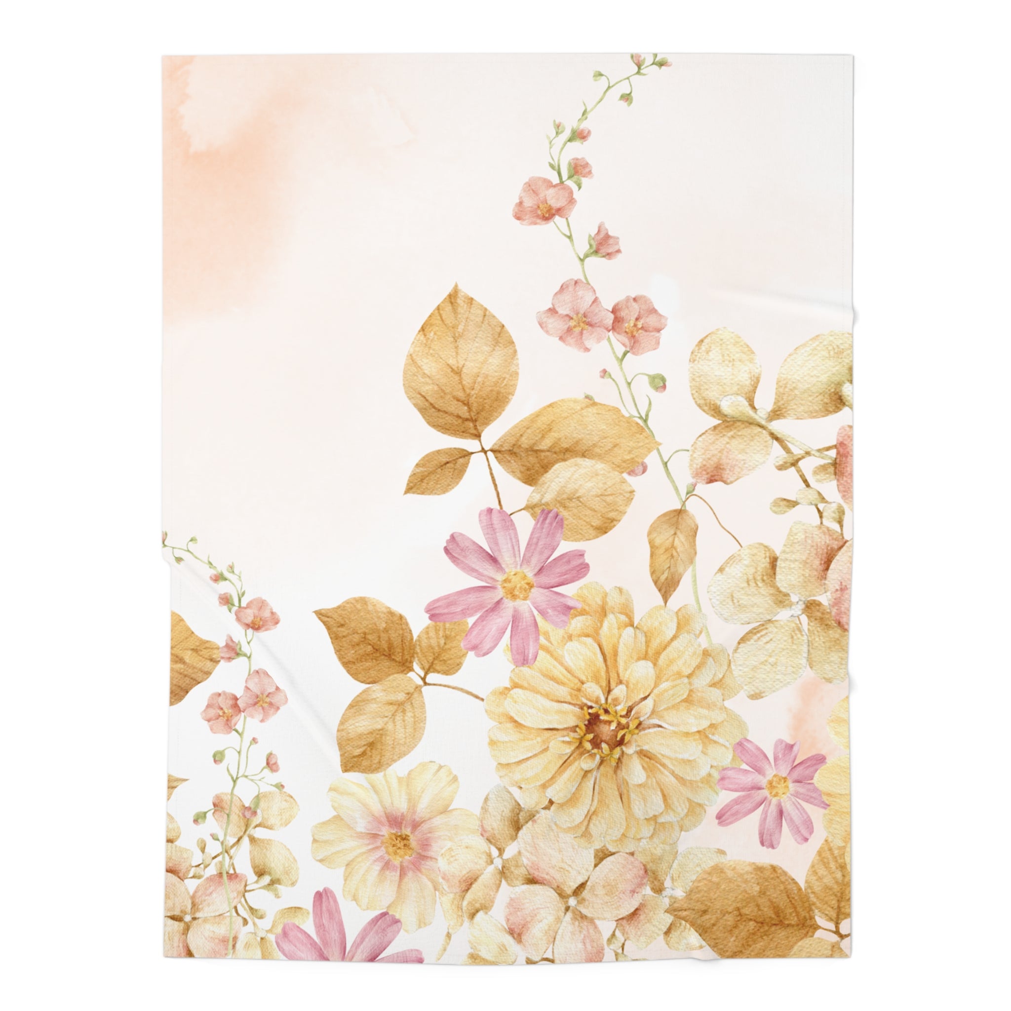 Floral Baby Swaddle Blanket - Soft & Cozy Newborn Wrap