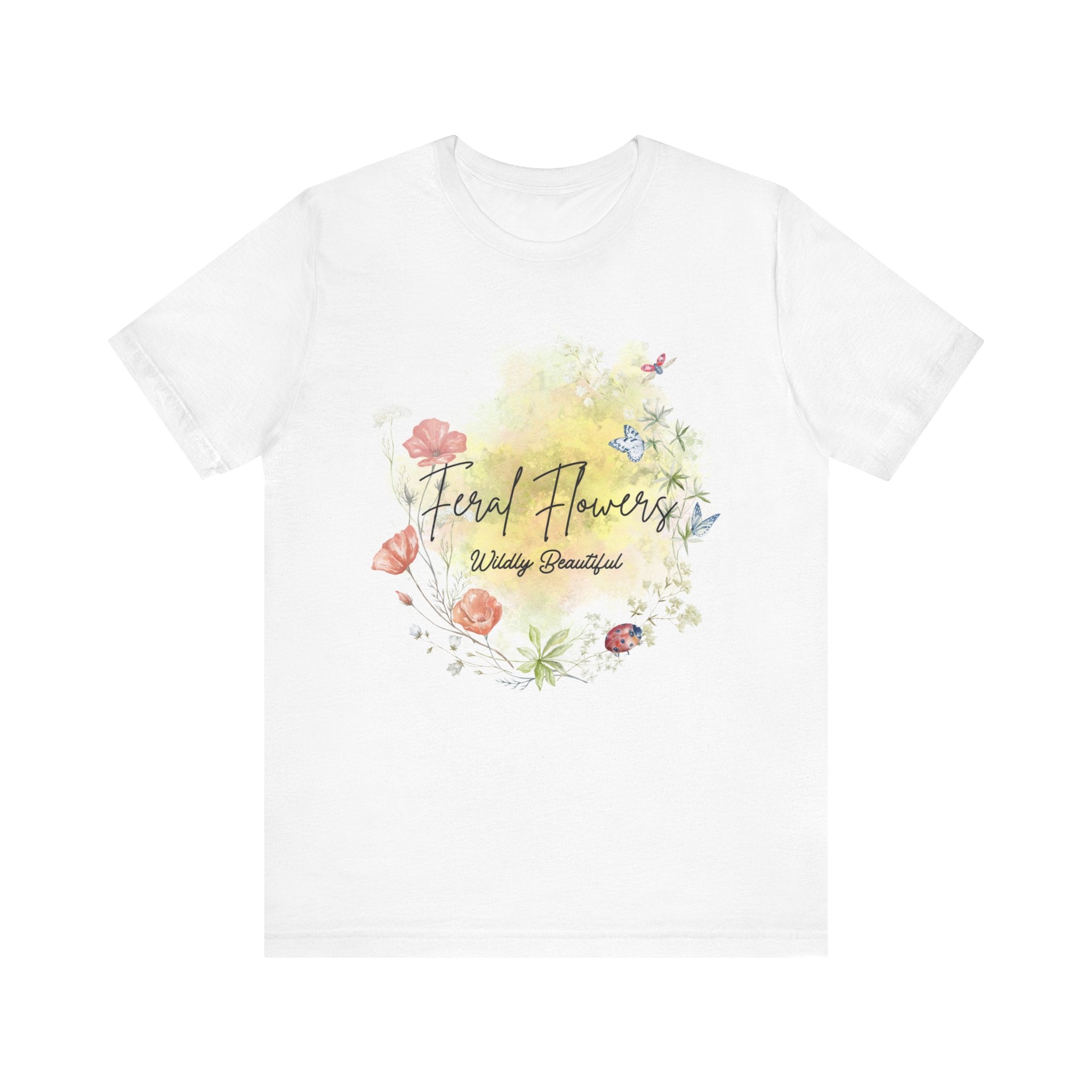 Wildflower Tee with Feral Flowers Slogan
