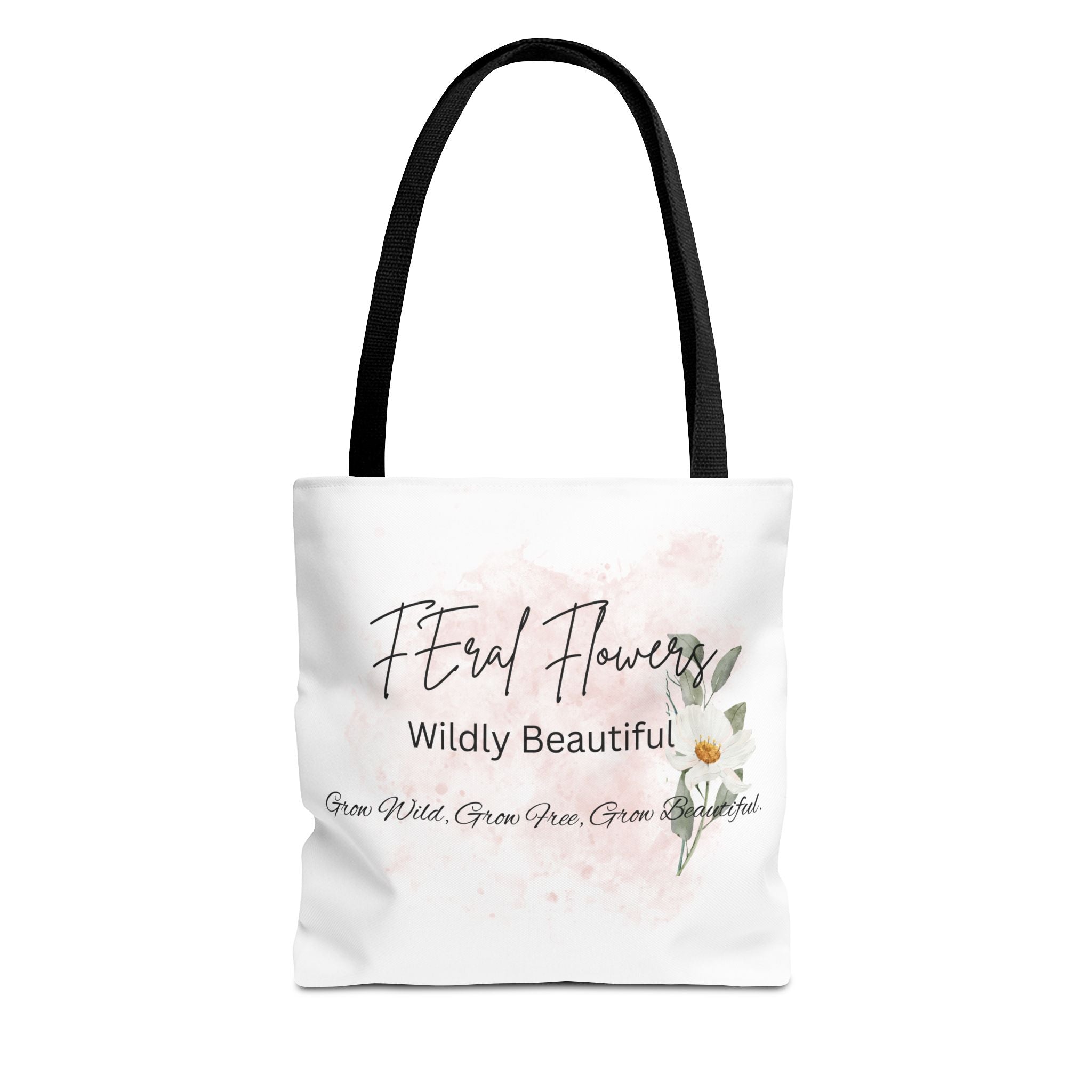 Feral Flowers Tote Bag — 'Wildly Beautiful' Floral Canvas Tote