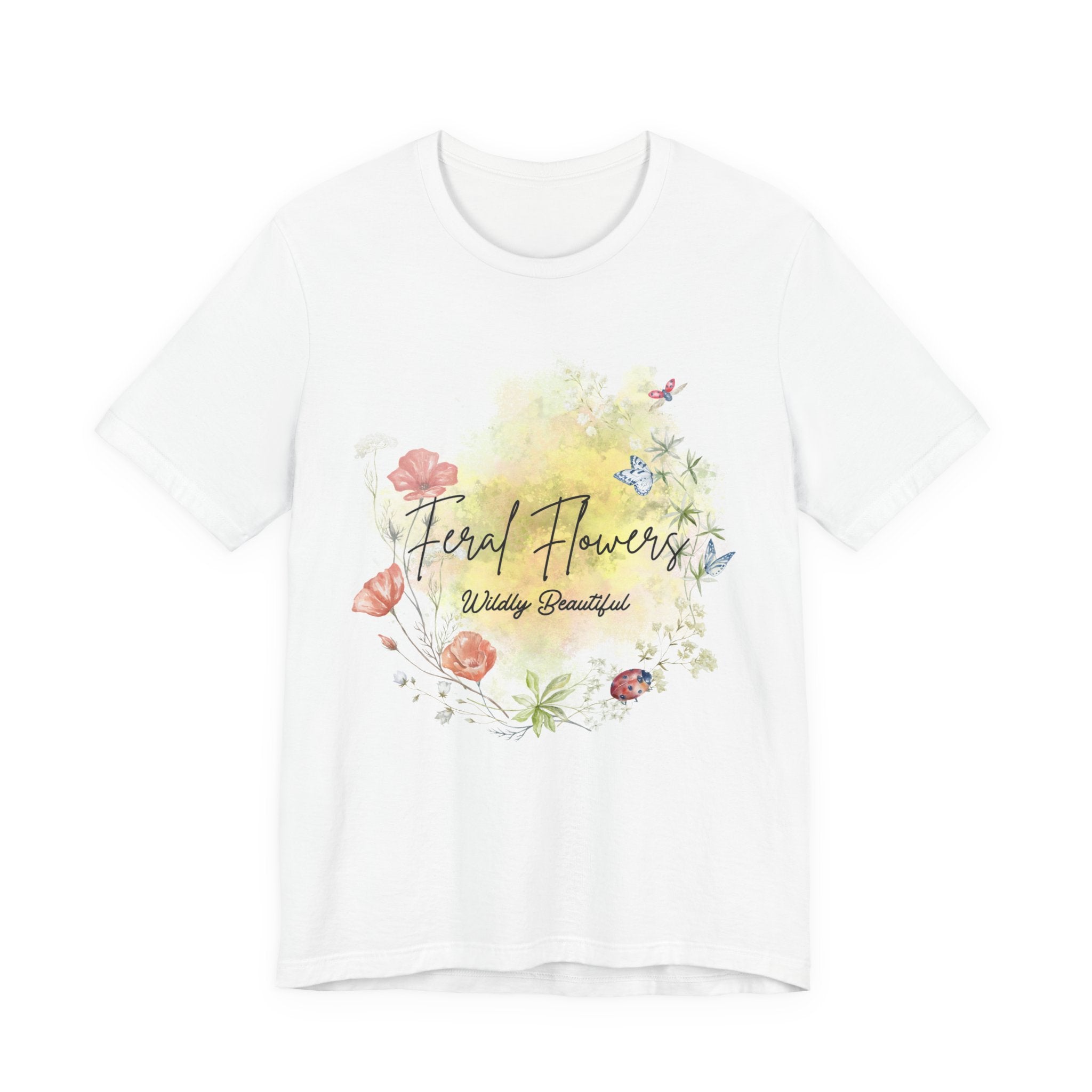 Wildflower Tee with Feral Flowers Slogan