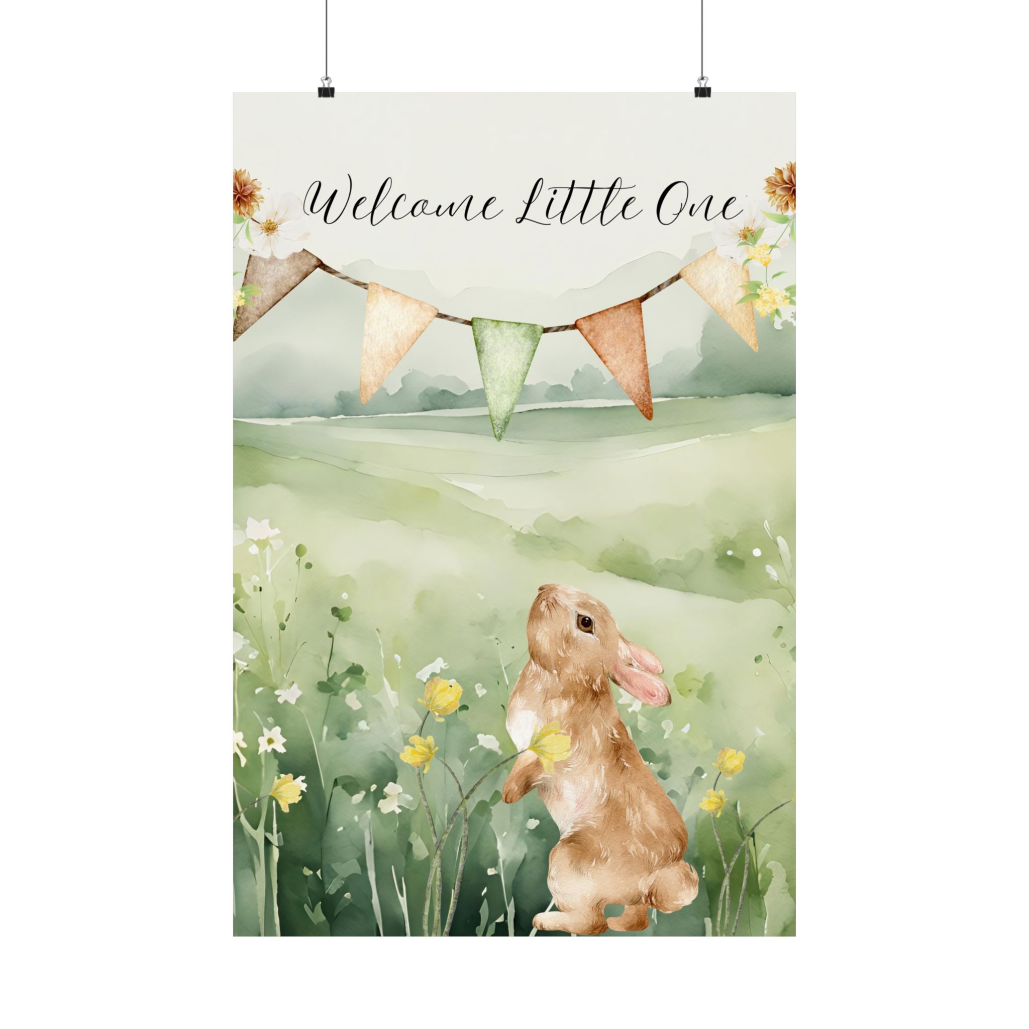 Bunny Poster 20 x 30, 24 x 36