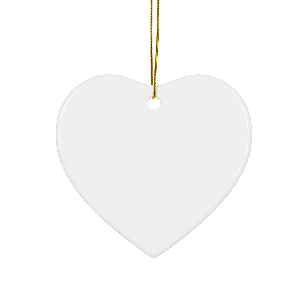 Ceramic Ornaments, Elegant Navy Blue and Gold Ornament, Holiday Decor