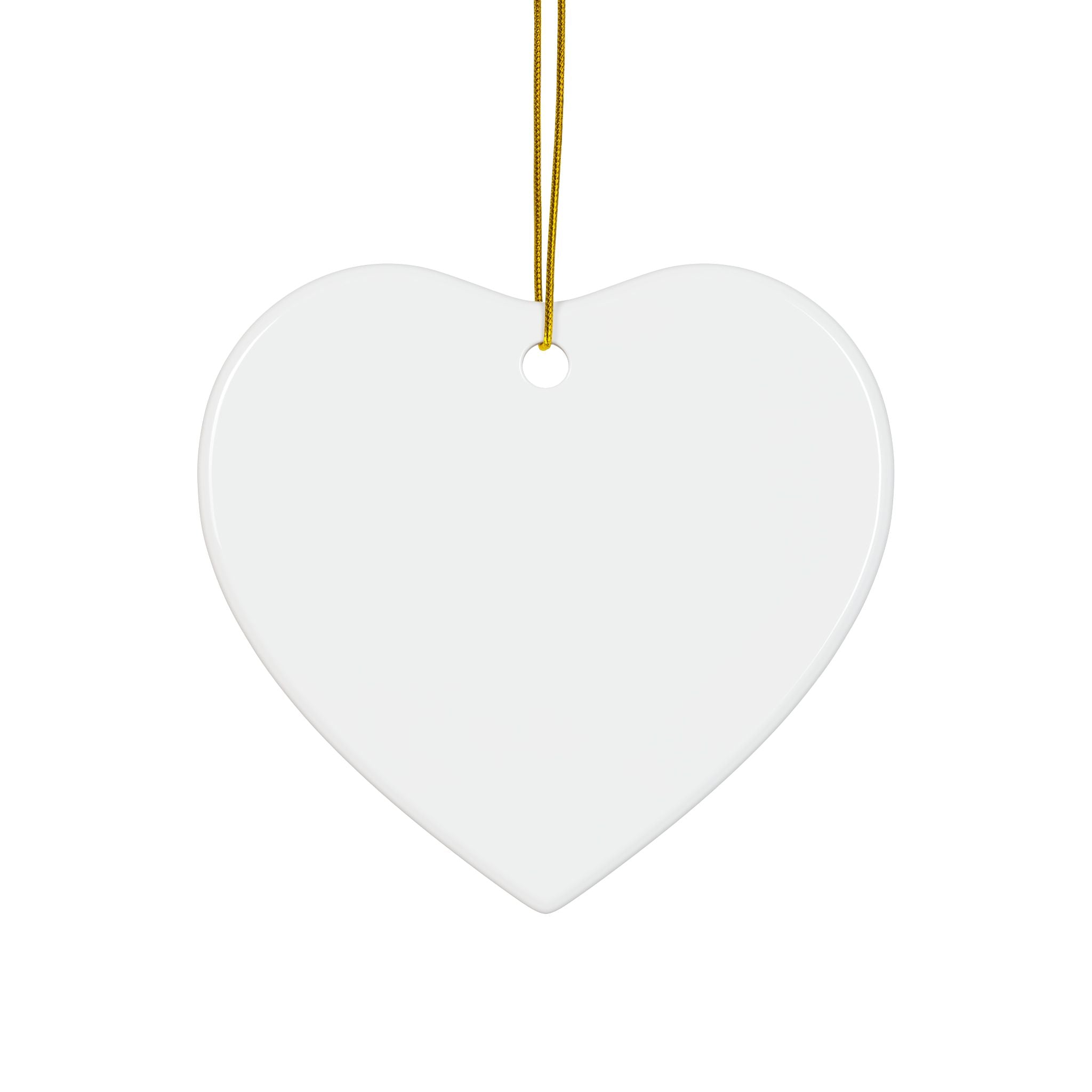 Ceramic Ornaments, Elegant Navy Blue and Gold Ornament, Holiday Decor