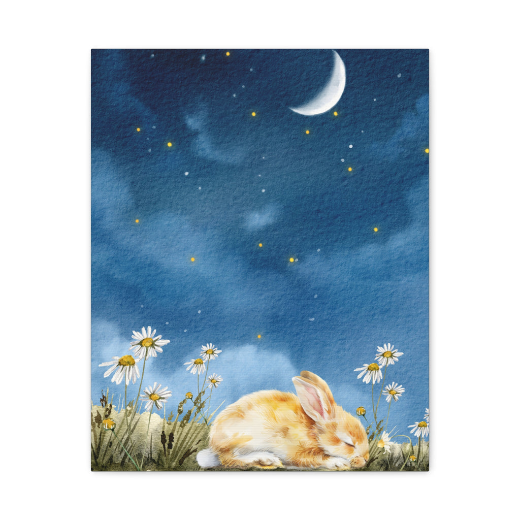 Canvas Print - Sweet Baby Bunny Lullaby Collection 16 x20, 20 x24