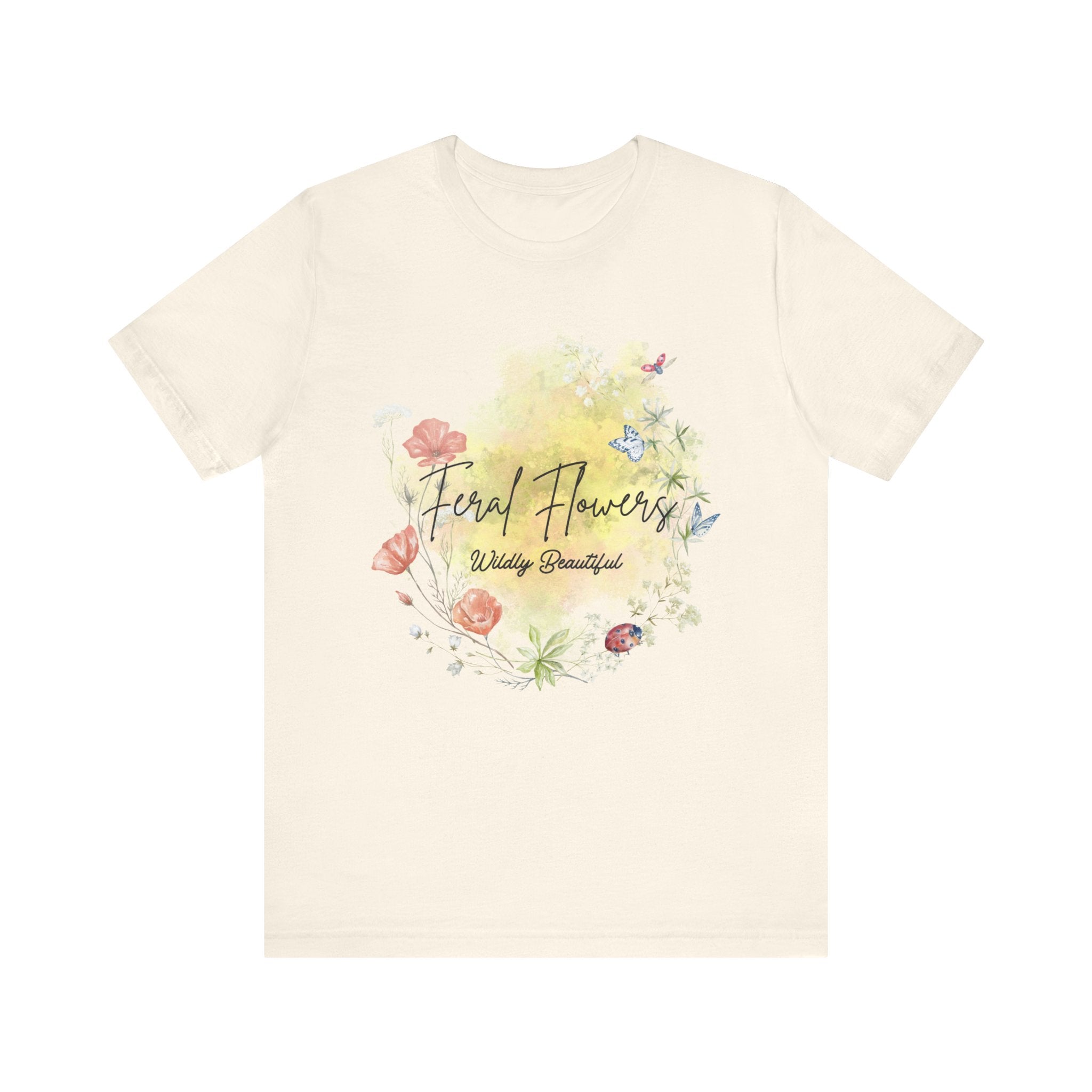 Wildflower Tee with Feral Flowers Slogan