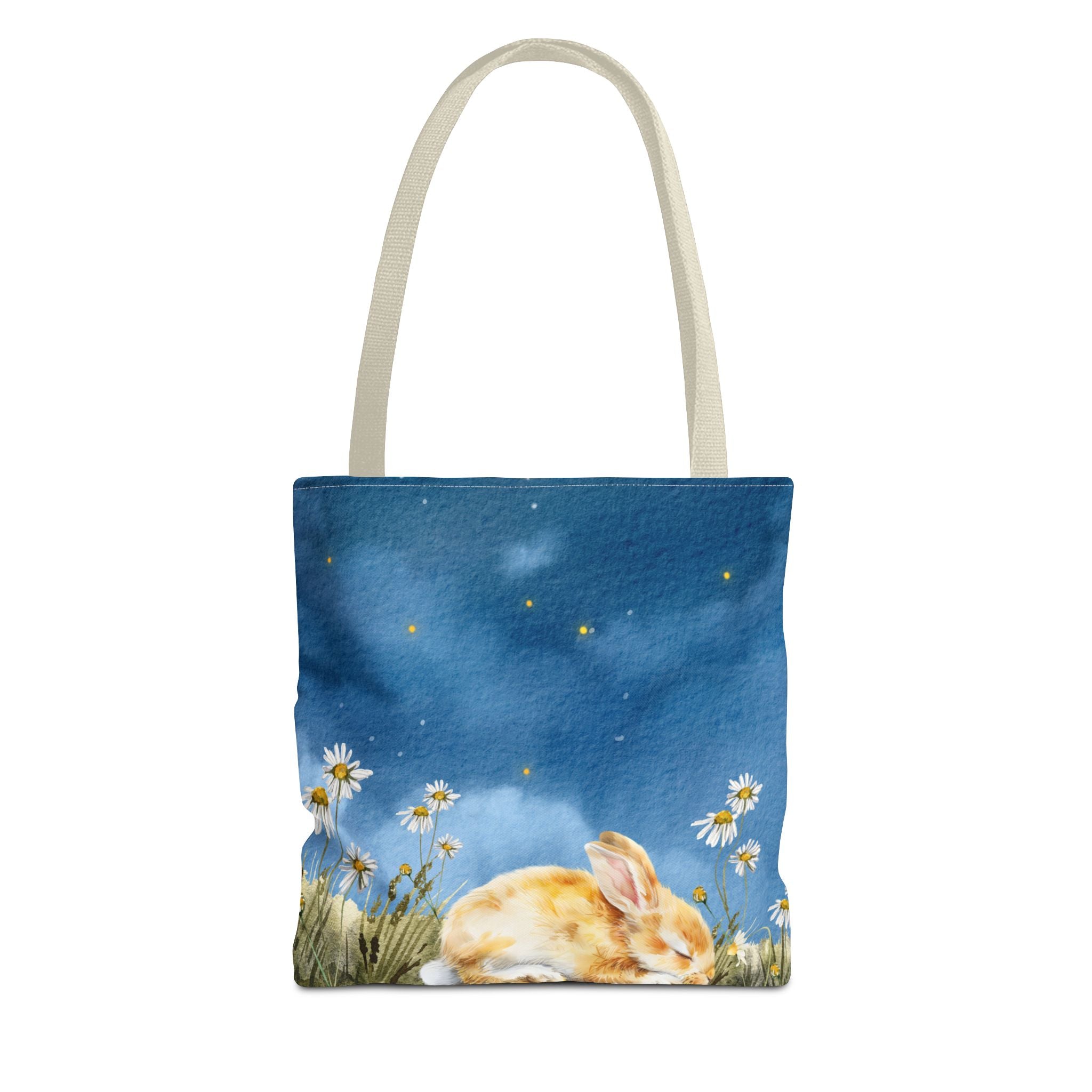 Whimsical Bunny Tote Bag, Cute Animal Bag, Everyday Use, Gift for Nature Lovers, Eco-Friendly Shopper