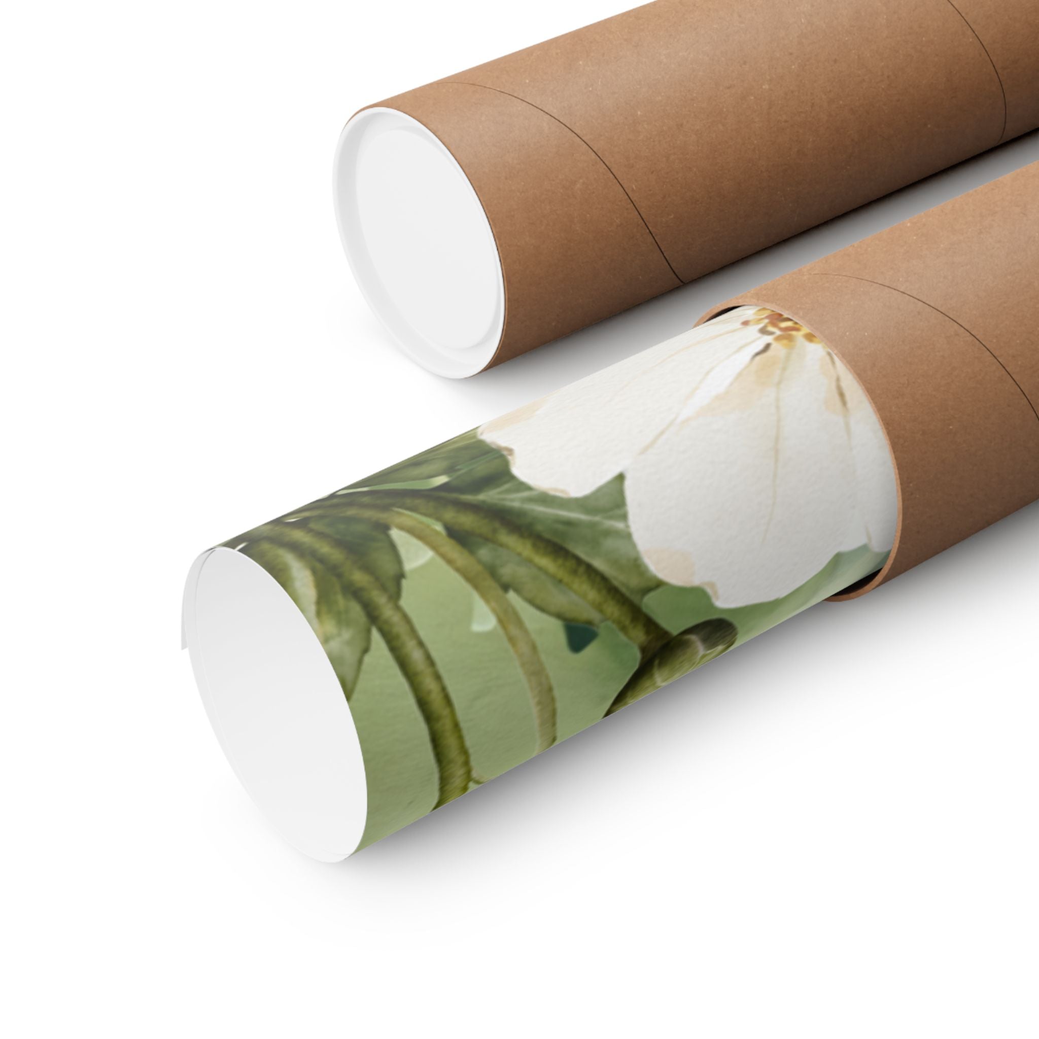 Serene Floral Matte Poster, Botanical Wall Art, Nature Decor, Gift for Nature Lovers, Home Aesthetic 24  x 36