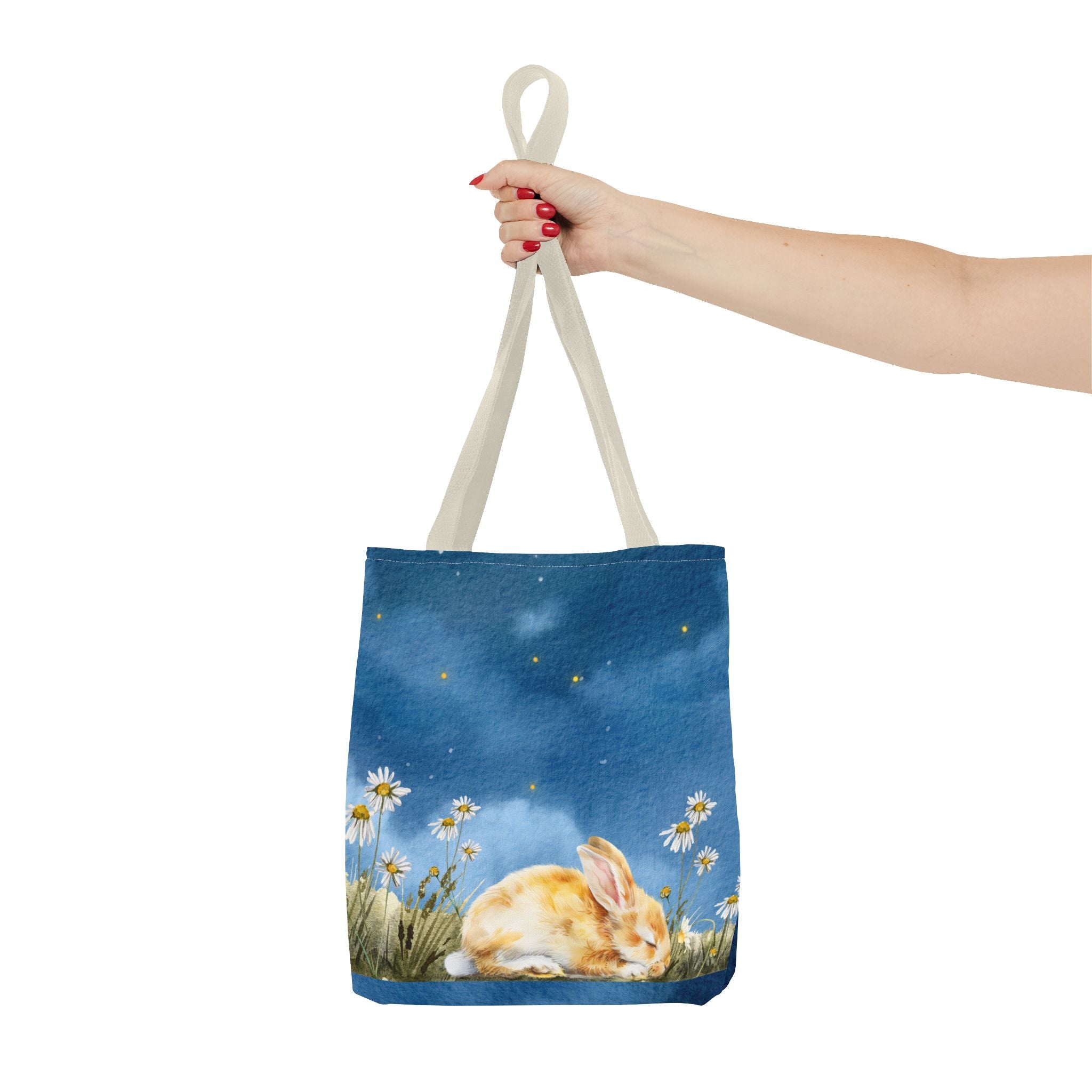 Whimsical Bunny Tote Bag, Cute Animal Bag, Everyday Use, Gift for Nature Lovers, Eco-Friendly Shopper