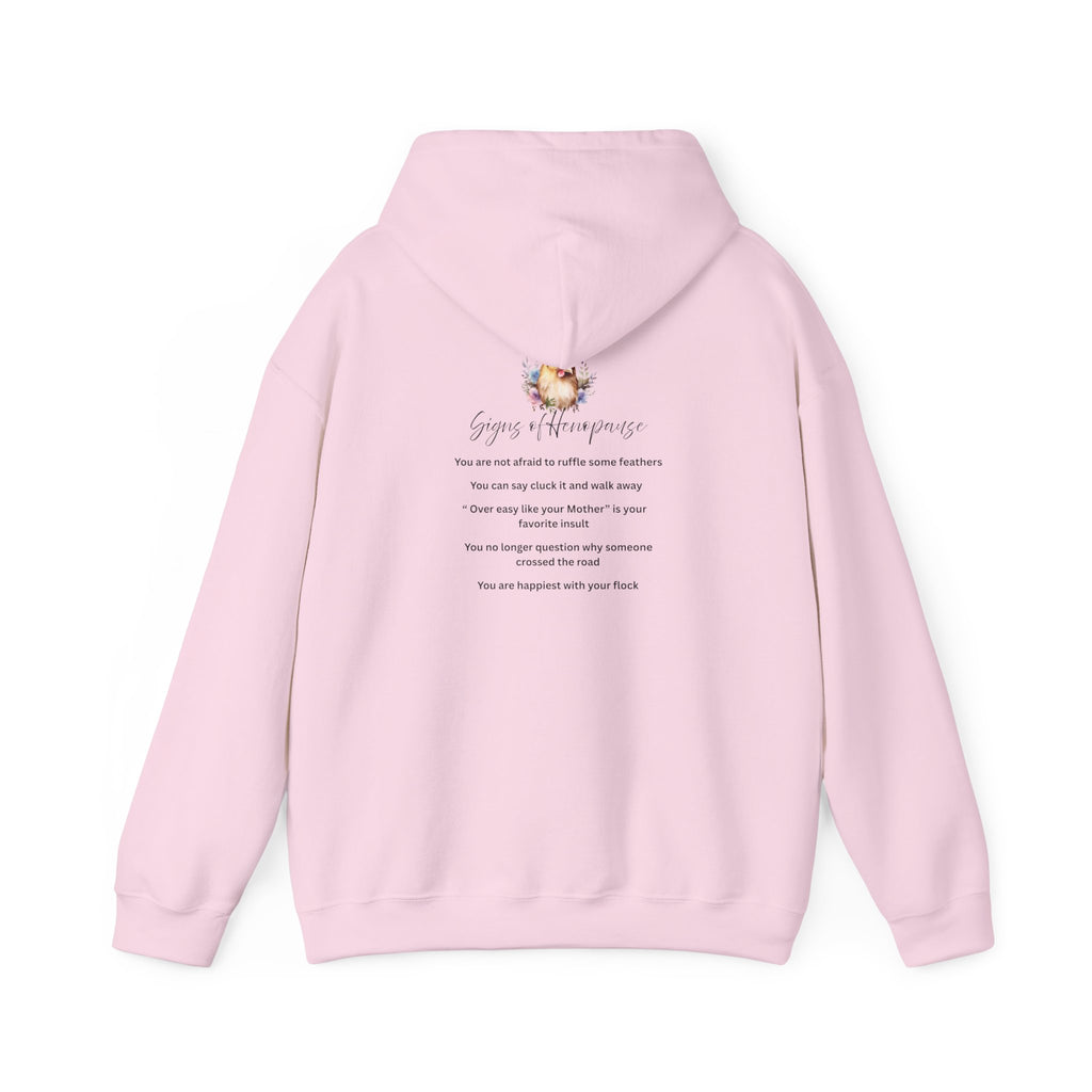 Hooded Sweatshirt Signs of Henopause Funny Menopause Reference