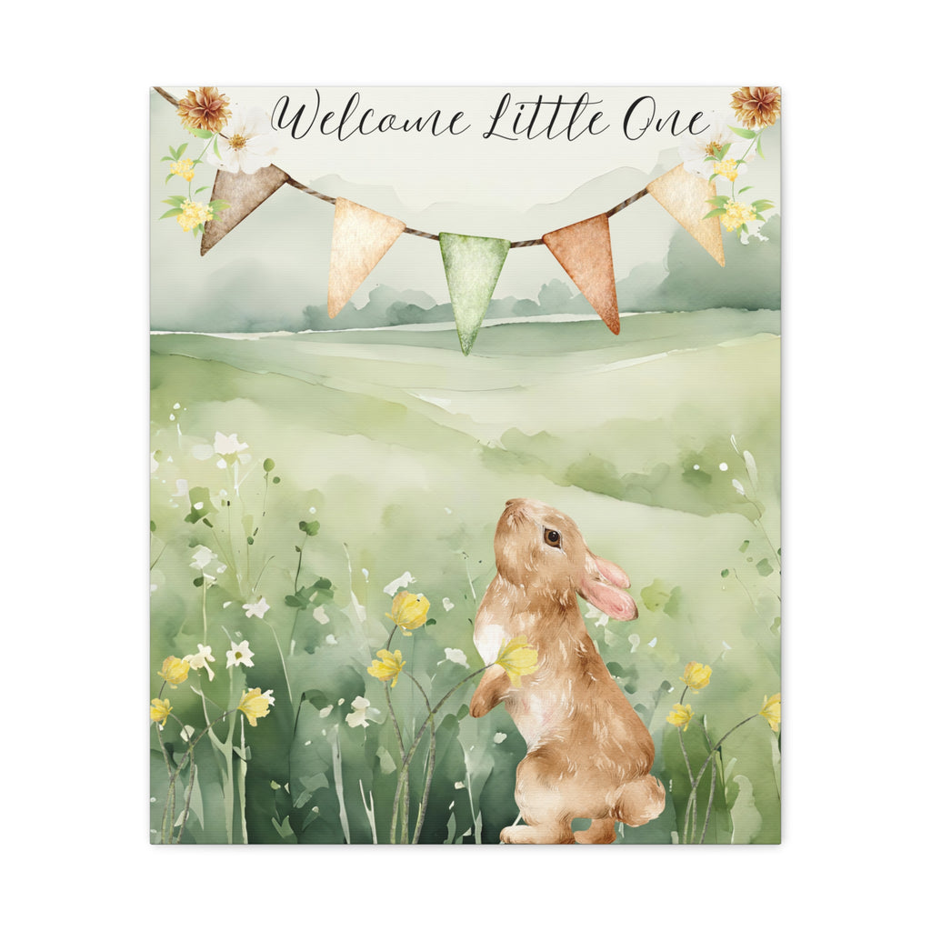 Canvas Print Baby Bunny Nursery Decor 20 x 24