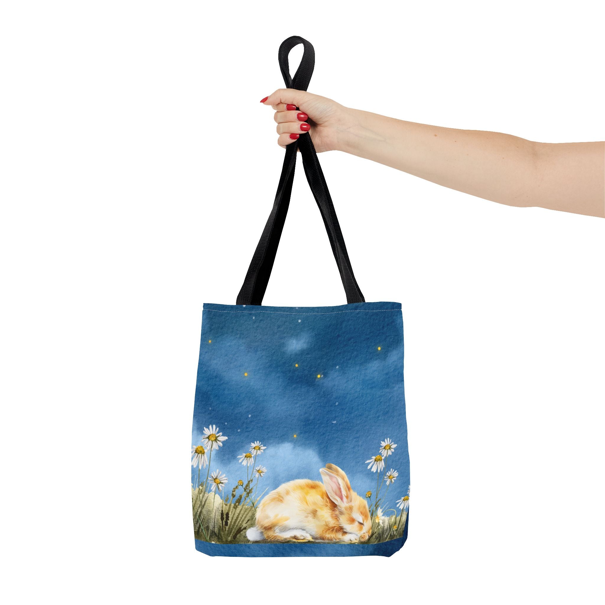 Whimsical Bunny Tote Bag, Cute Animal Bag, Everyday Use, Gift for Nature Lovers, Eco-Friendly Shopper