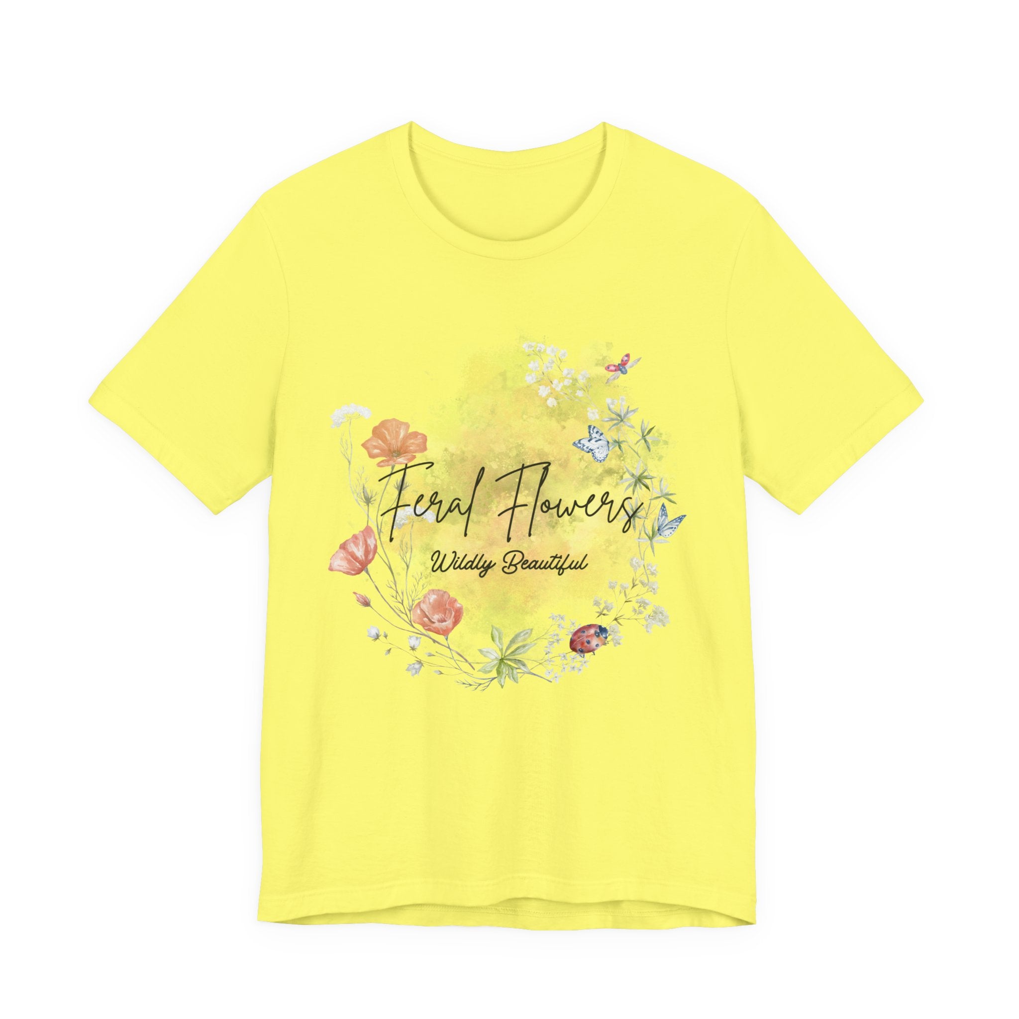 Wildflower Tee with Feral Flowers Slogan
