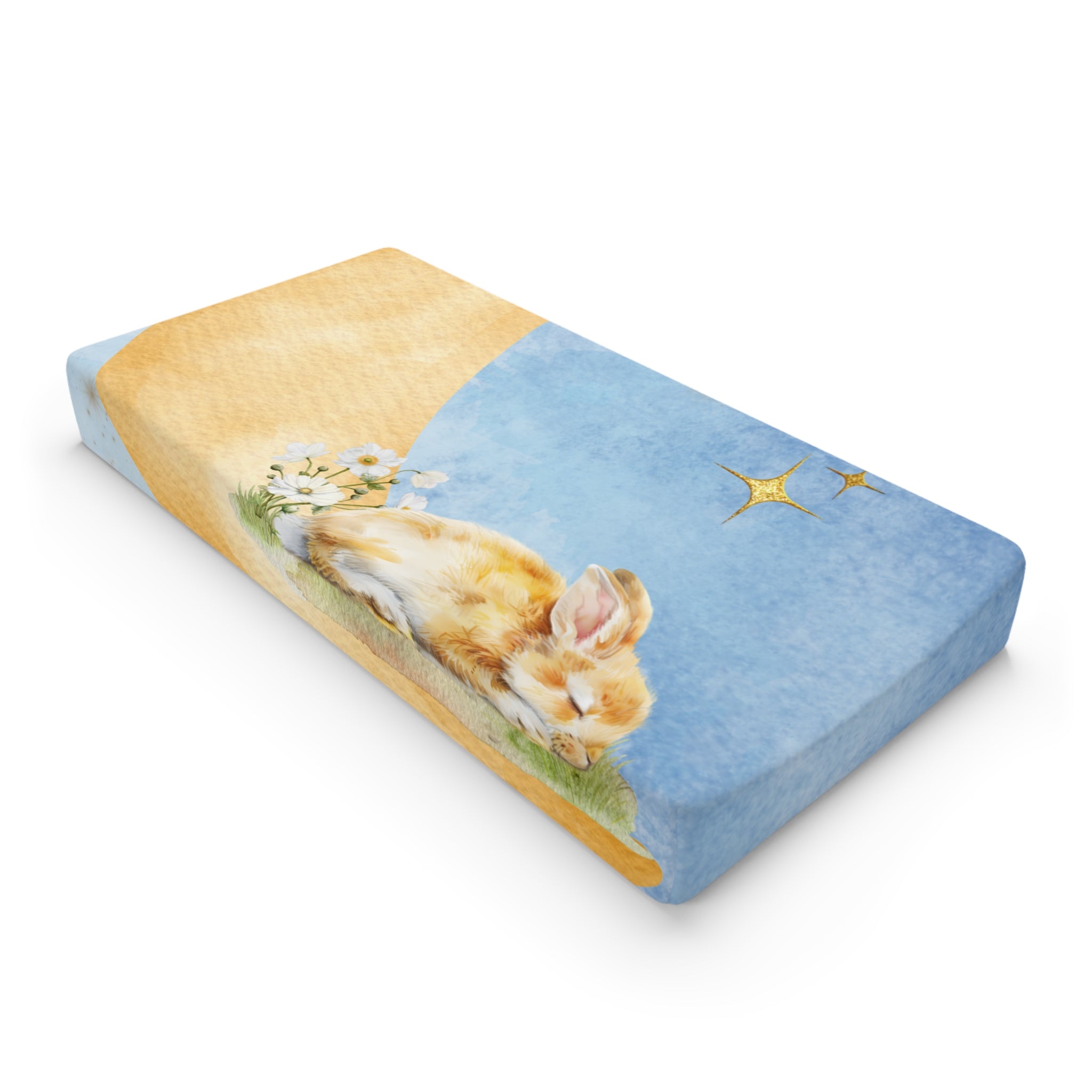 Celestial Dreams Baby Changing Pad Cover - Soft & Cozy Nursery Accessory
