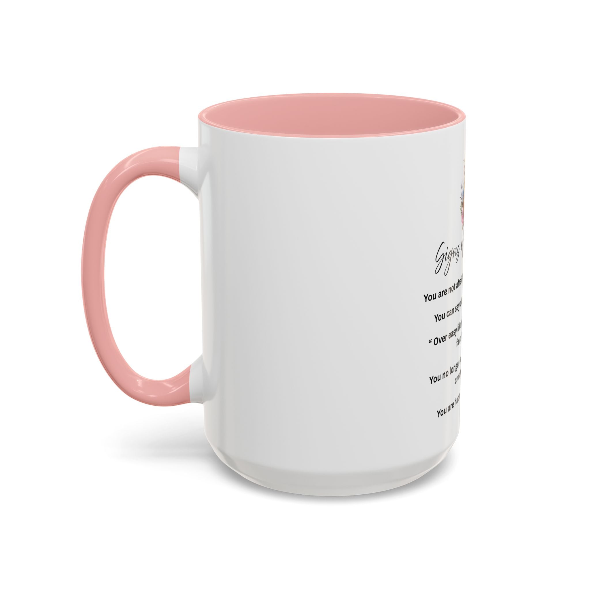 Coffee Mug -Menopause Humor, Chicken Humor "Signs of Henopause"