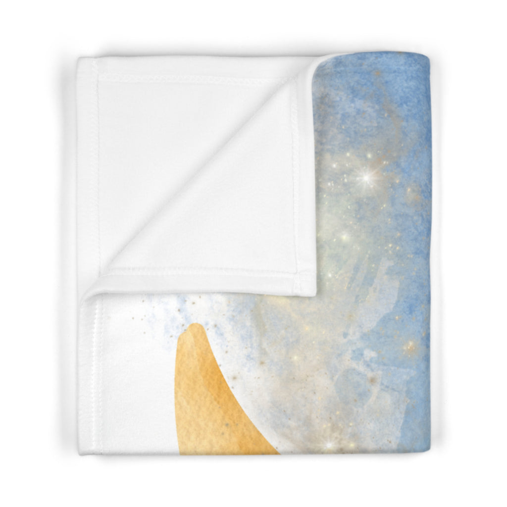 Celestial dreams Rabbit Soft Fleece Baby Blanket