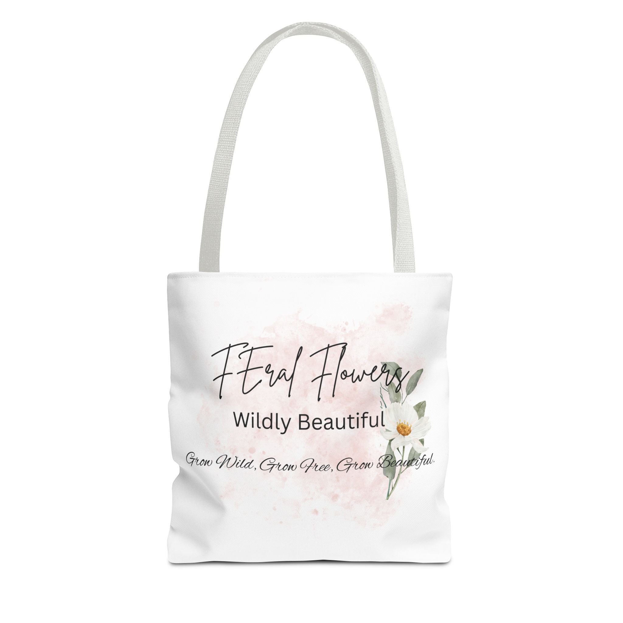 Feral Flowers Tote Bag — 'Wildly Beautiful' Floral Canvas Tote