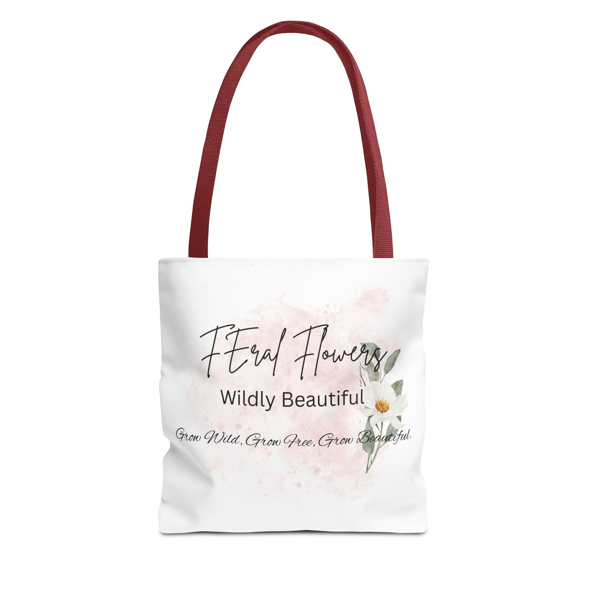 Feral Flowers Tote Bag — 'Wildly Beautiful' Floral Canvas Tote