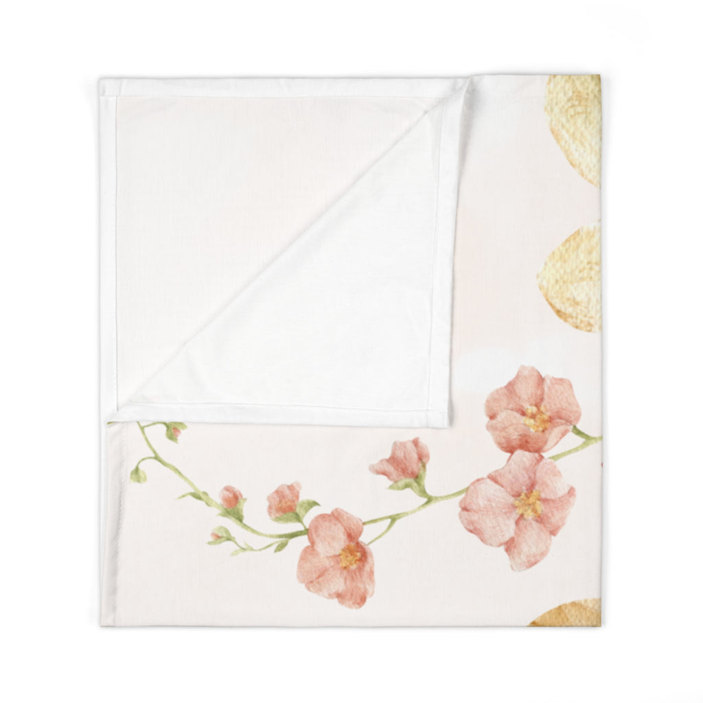 Floral Baby Swaddle Blanket - Soft & Cozy Newborn Wrap