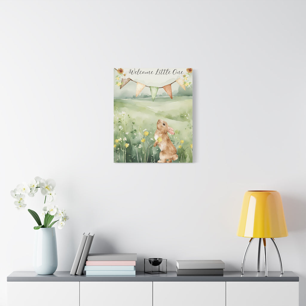 Canvas Print Baby Bunny Nursery Decor 20 x 24