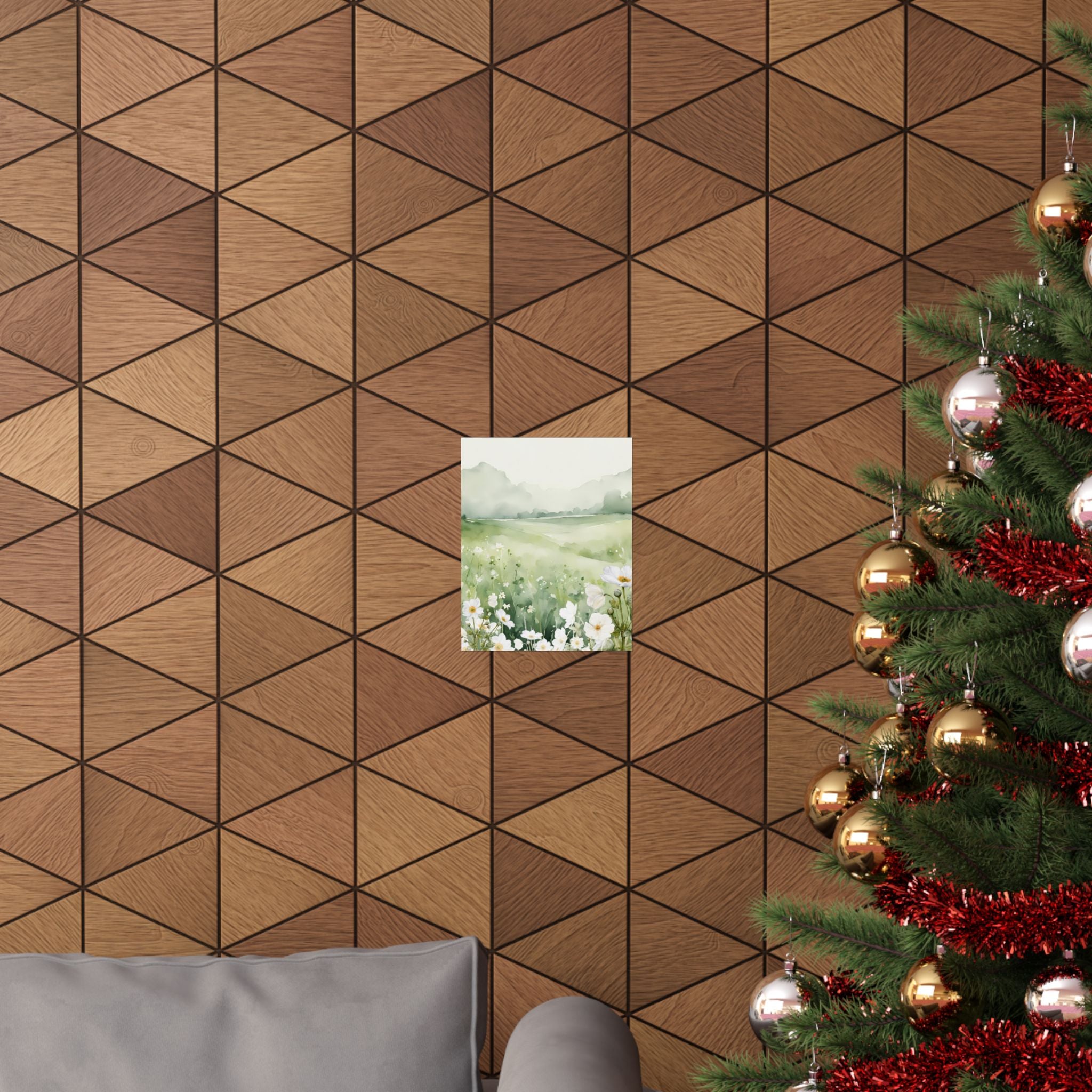 Serene Floral Matte Poster, Botanical Wall Art, Nature Decor, Gift for Nature Lovers, Home Aesthetic 8 x 10