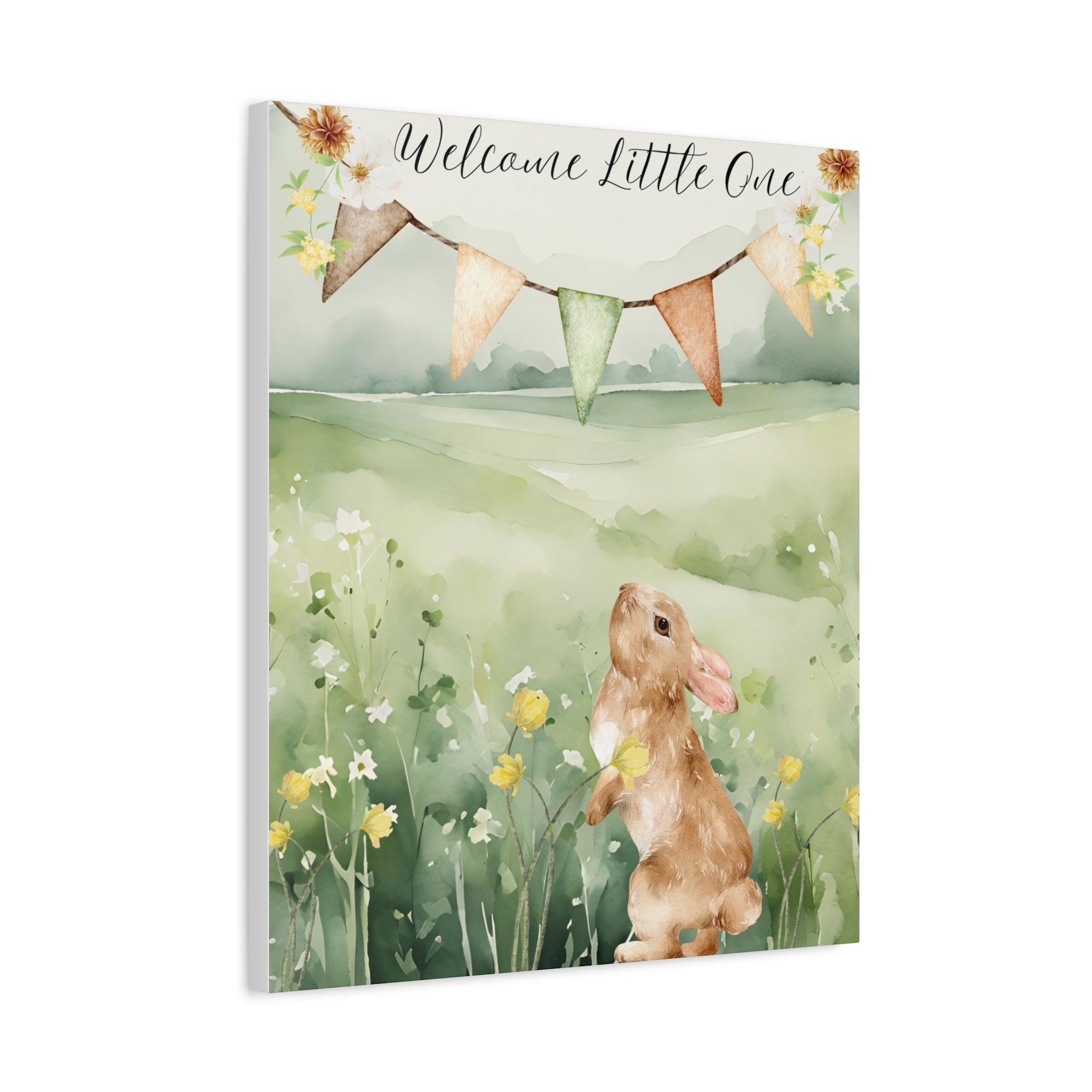 Canvas Print Baby Bunny Nursery Decor 20 x 24