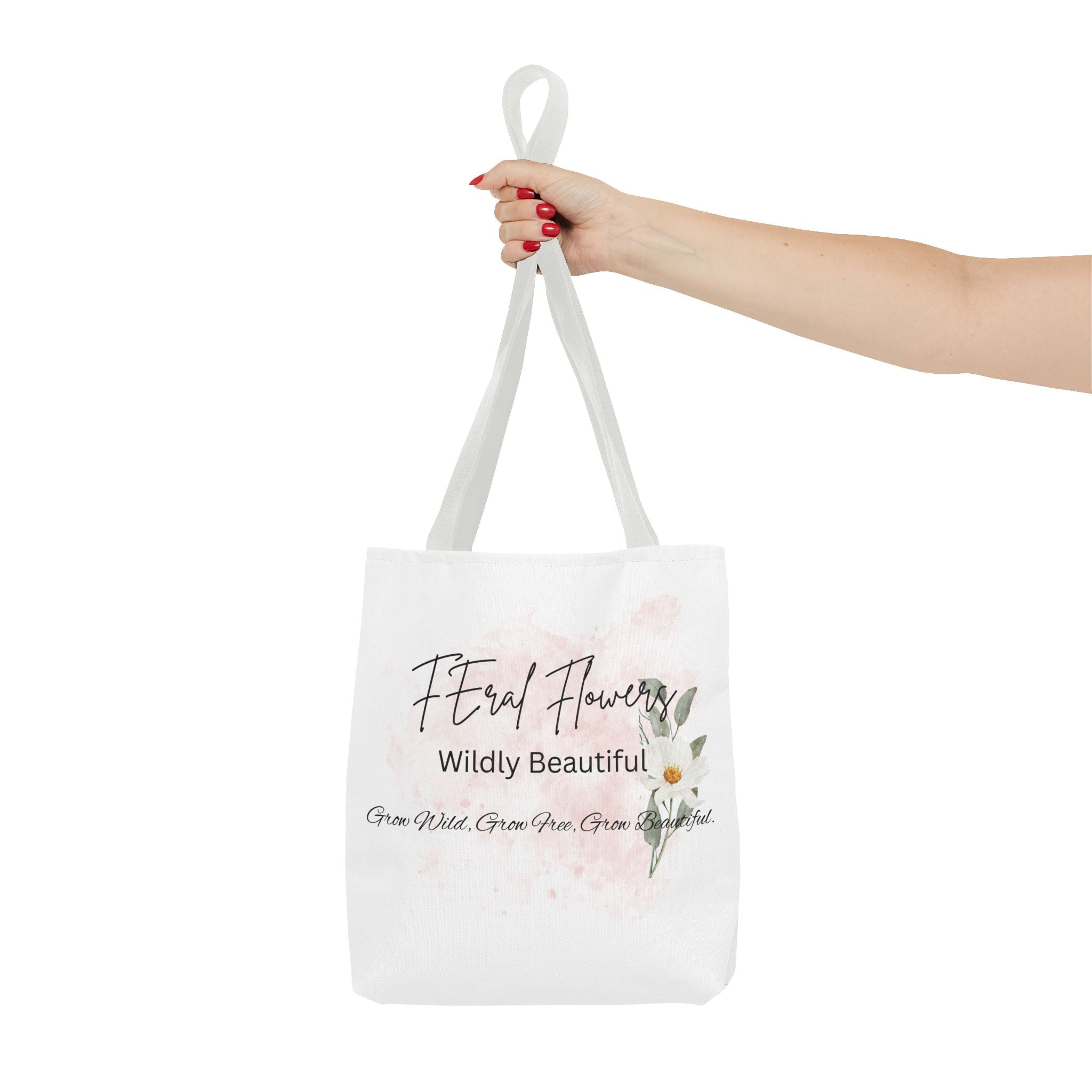 Feral Flowers Tote Bag — 'Wildly Beautiful' Floral Canvas Tote