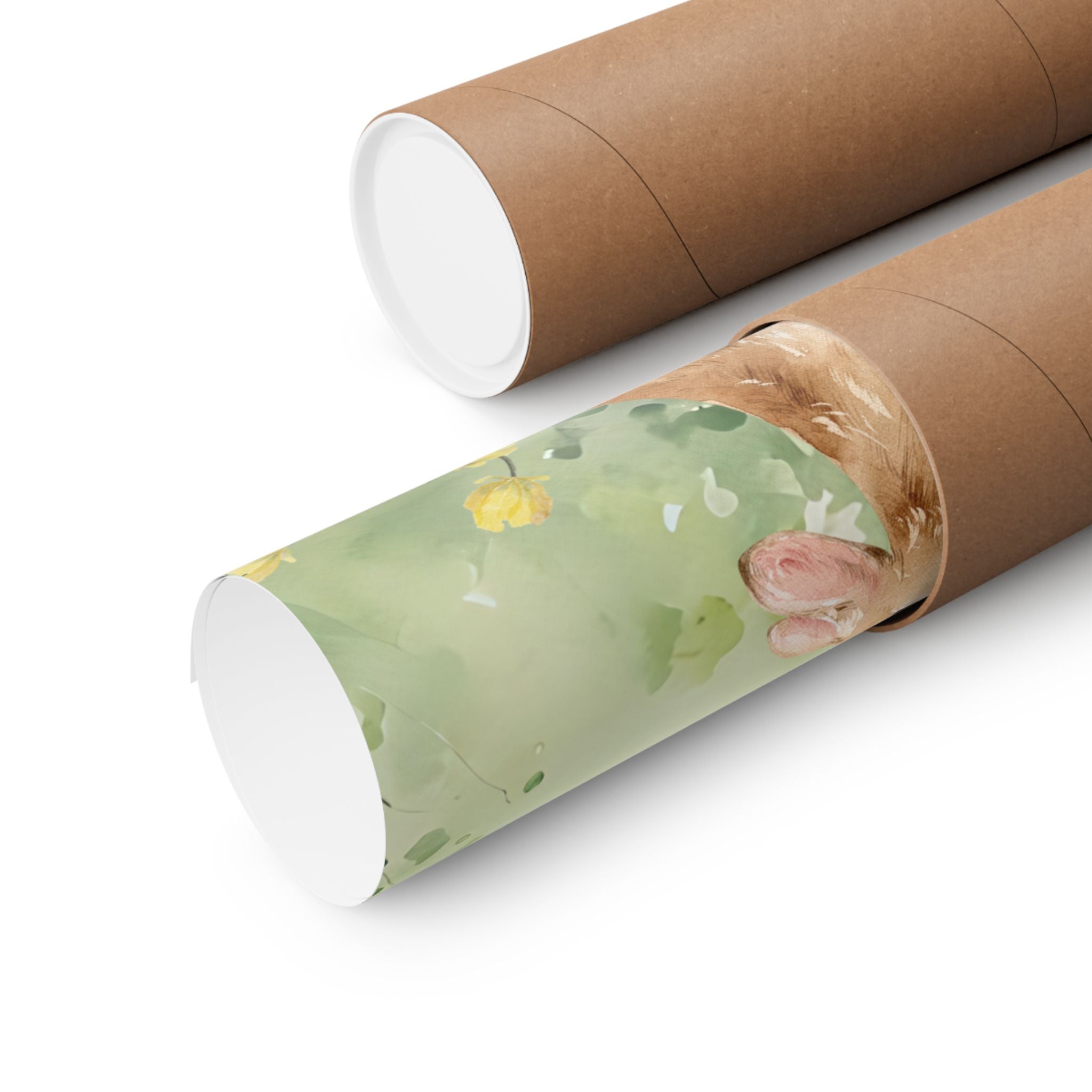 Vertical Poster - Sweet Bunny Watercolor Nursery Decor 8 x10, 11 x14, 12 x 16